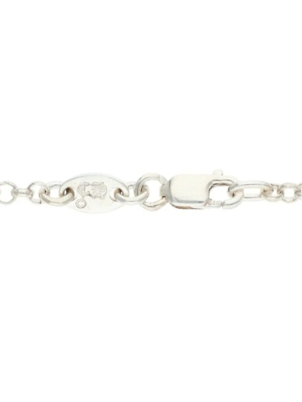 Chrome Hearts Roll Chain Silver Necklace
